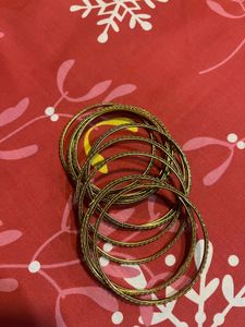 ❤️❤️KARWACHAUTH Gold Bangles - Set of 12❤️