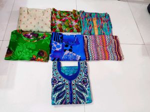 Colorful Kurta Set of 8