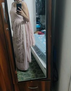 Georgette Party Wear Suit Dusky Pink