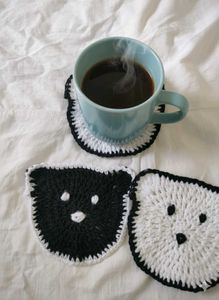 cute teddy bear coasters combo