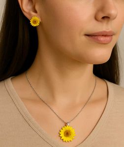 Sunflower Jewelry Set