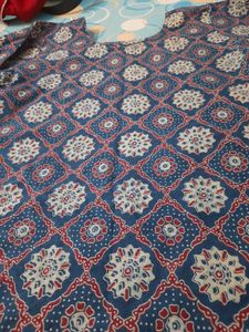 Pure Cotton Hakooba Print Top Wear Office College