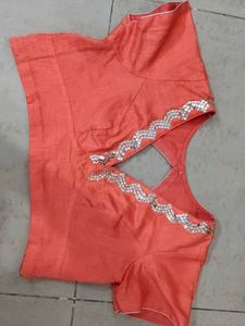 Floral Print Saree With Ready Made Blouse