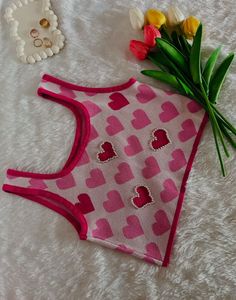 Y2k Hearts Tank Top