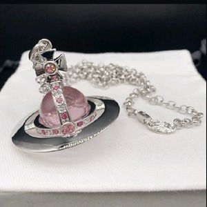 Vivienne Westwood Pink Orb Necklace