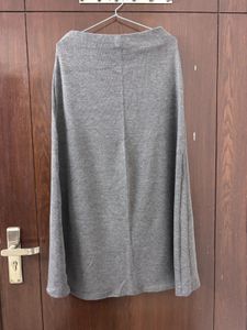 ZARA Grey Knit Skirt