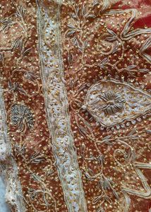 Multicolor Embroidered Skirt &amp; Dupatta (Women&#39;s)