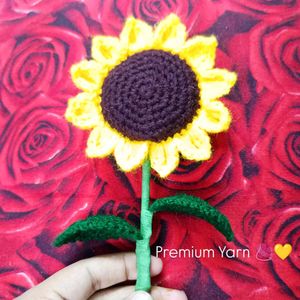 crochet Sunflower stick 🌻✨🧶