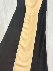 Elegant Black &amp; beige dress