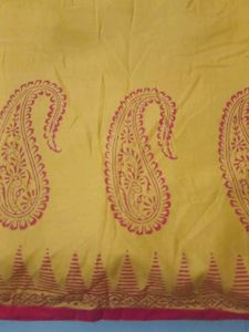 Mustard Red Color Long A Line Kurti