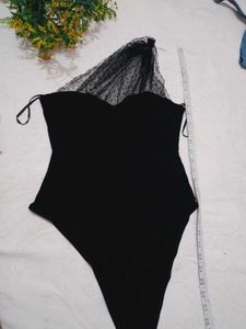 Chic Black One-Shoulder Top