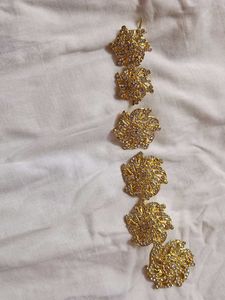 Gold Floral  hair accessories