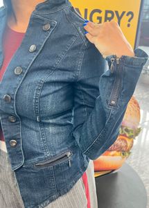 PROMOD - Denim Military Style Jacket