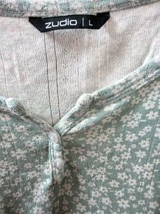 Zudio Floral Print Pyjama Tshirt