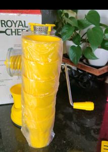 Yellow Manual Juicer