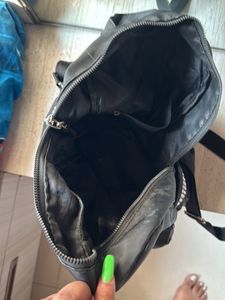 Black Mini Backpack