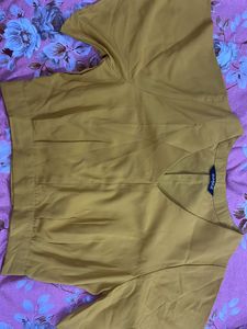 Yellow Crop Top