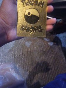 Rare Gold Pokemon Card