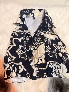 Patterned Sleeveless Top