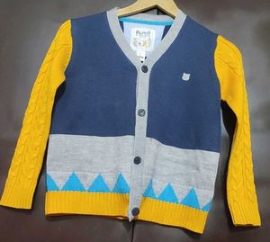 Multi Color Winter Sweater For 4- 5 Year Boy