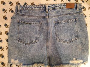 Ripped Miniskirt