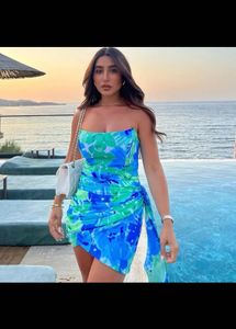 Newme Floral Mini Beach Dress