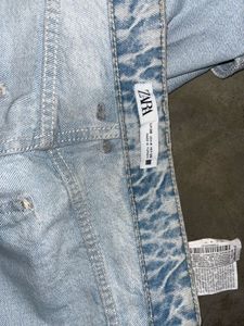 Zara High Rise Slim Jeans – Light Blue, EU36 (UK8)