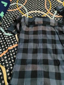 Checkered Long Sleeve Shirt