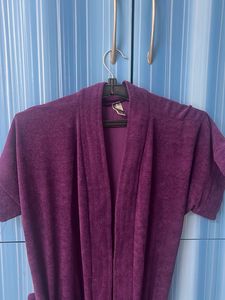 Plush Purple Robe