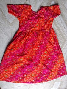 Floral Print Dress And Nightwear