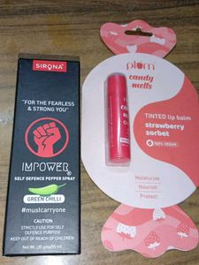 Sirona Pepper Spray & Plum Lip Balm
