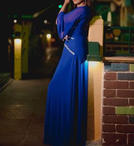 Elegant Blue Ethnic Gown