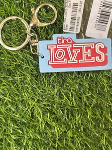 Tira Loves Rubber Key Chain