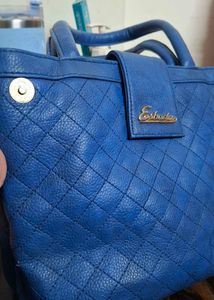 Esbeda original Blue Quilted Handbab