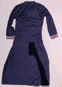 Elegant Navy Blue Kurta