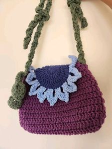 Crochet Sunflower Beg