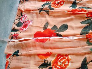 Flowery Pattern Dress