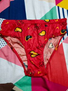 Red 'Love You' Panties