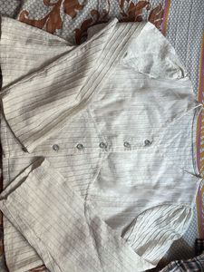 Striped Kurta Set(size: Medium)