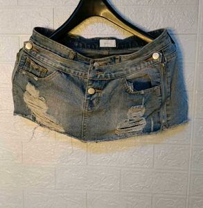 Denim Skort/ Shorts Plus Skirt/ Fixed Price