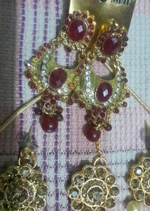 Alloy Gold Plated Jewellery Set Pack Of 3