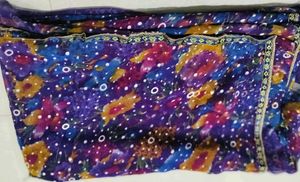 Floral Print Saree