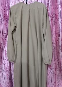 Long Abaya For Girls With Black Scarf