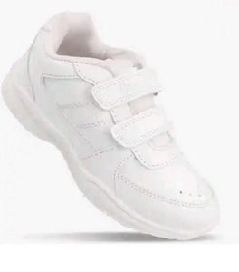 White Velcro Sneakers