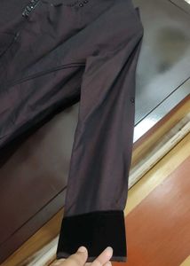 Mauve Short Kurta Shirt For Boy &amp; Men 42 Chest