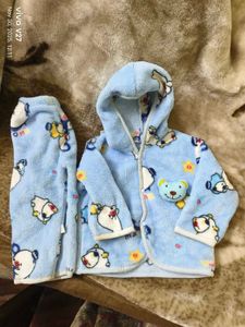 Cute Baby Blue Pajama Set