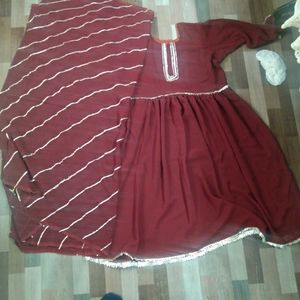 Frock duppatta