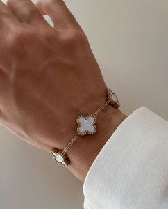 Clover Bracelet Anti Tarnish - Gold Color