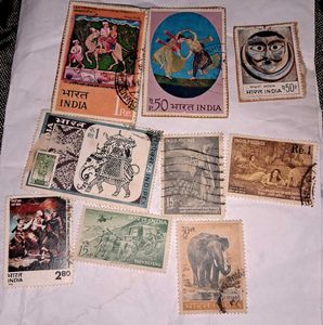 Indian Vintage Stamps (Circulated)