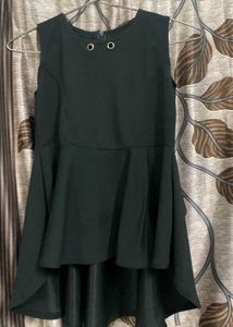 Sleeveless Peplum Top